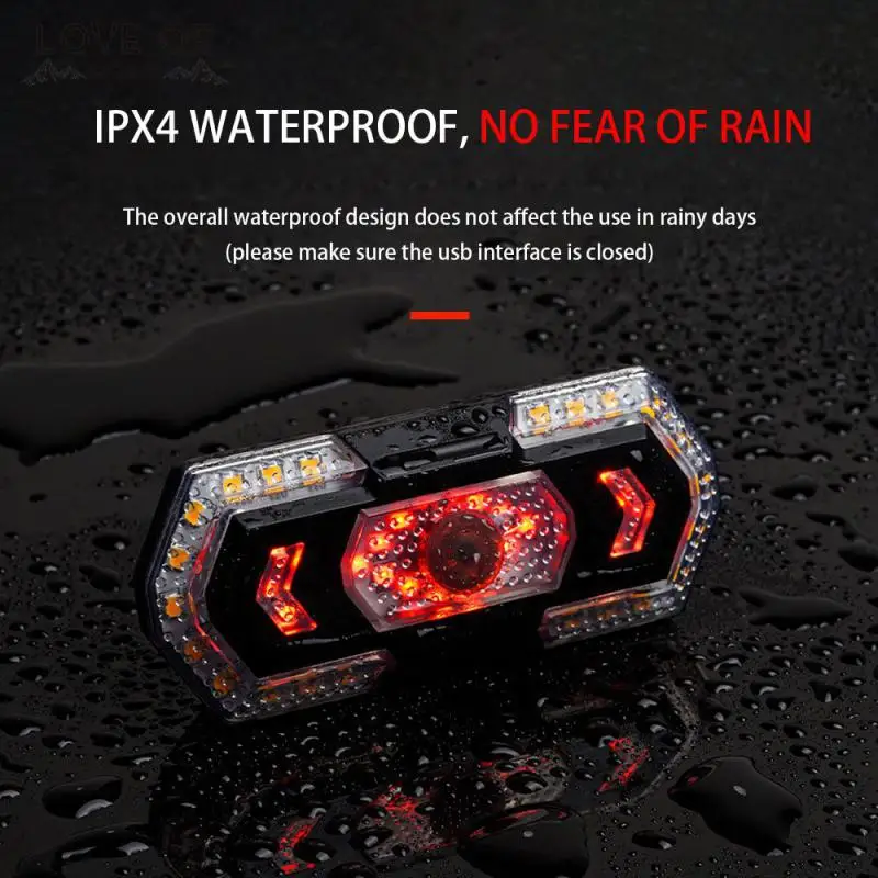 

Waterproof Smd Chip Light Beads Warning Light Remote Control Taillight Abs Material Warning Ligh Taillight 5 Modes Led