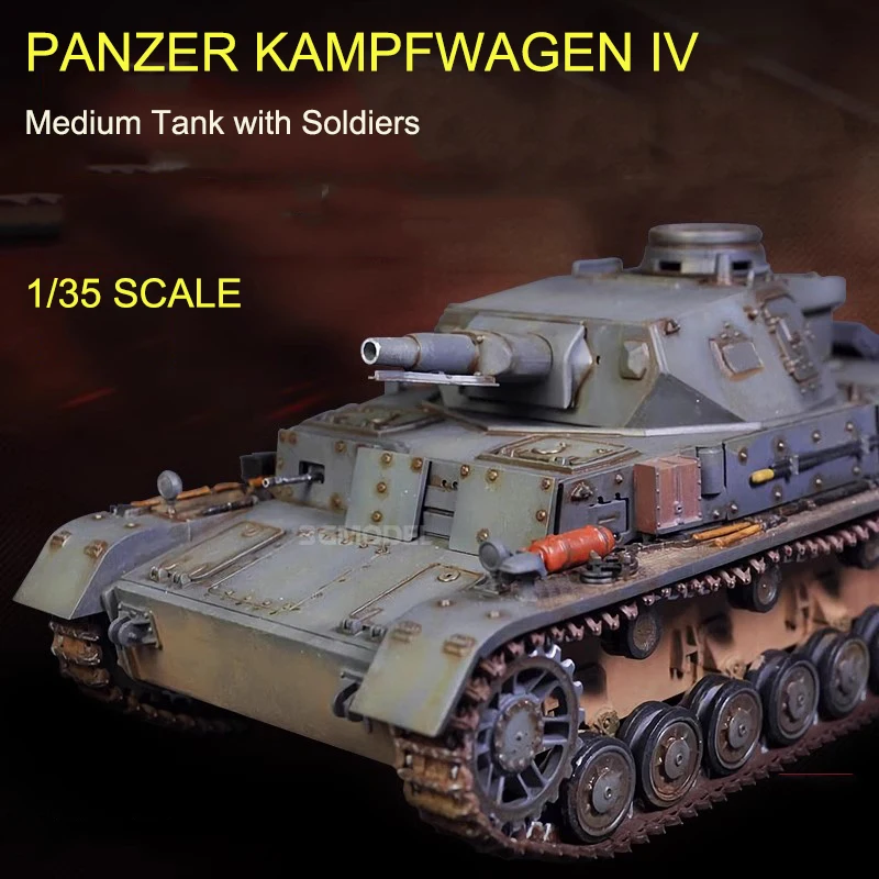 

Наборы для моделирования 1/35 PANZER kampfdata IV средний танк с солдатами
