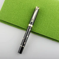 jinhao 500 black fountain pen high quality metal nib 0 5mm 1 0mm ink pens office supplies business gifts