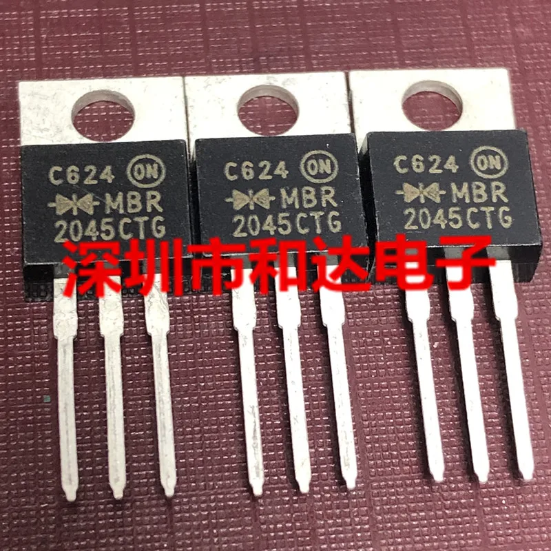 

10 шт. MBR2045CTG TO-220 45V 20A