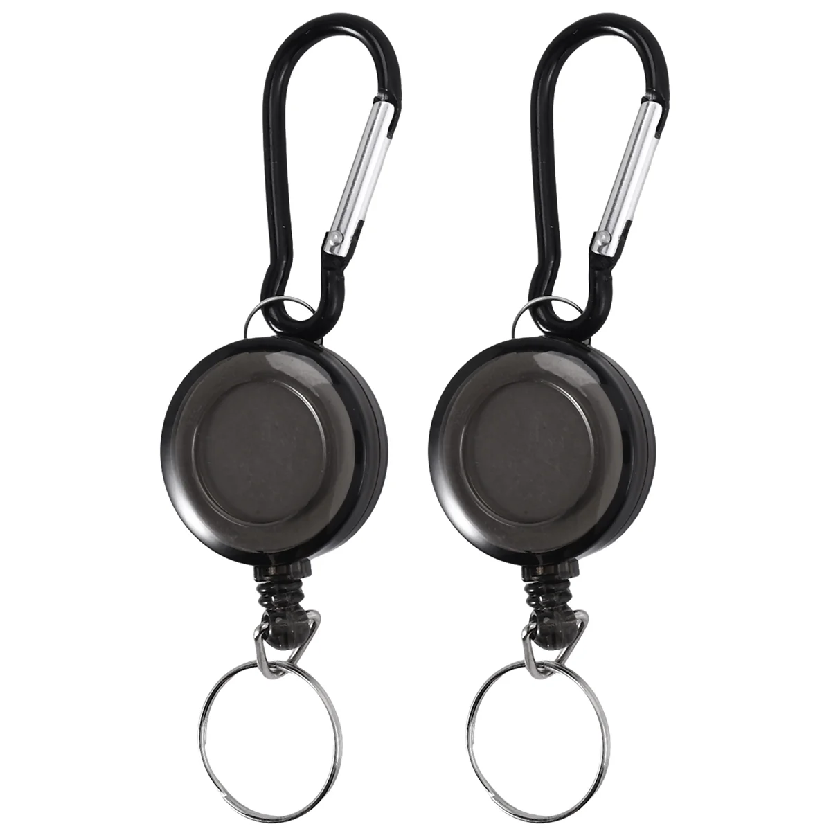 2 шт. БЕЙДЖНАЯ КАТУШКА - ВЫСТРОЙМНЫЙ РЕЦЕЛЬ YOYO SKI PASS ДЕРЖАТЕЛЬ ID CARD КЛЮЧ Цвет: