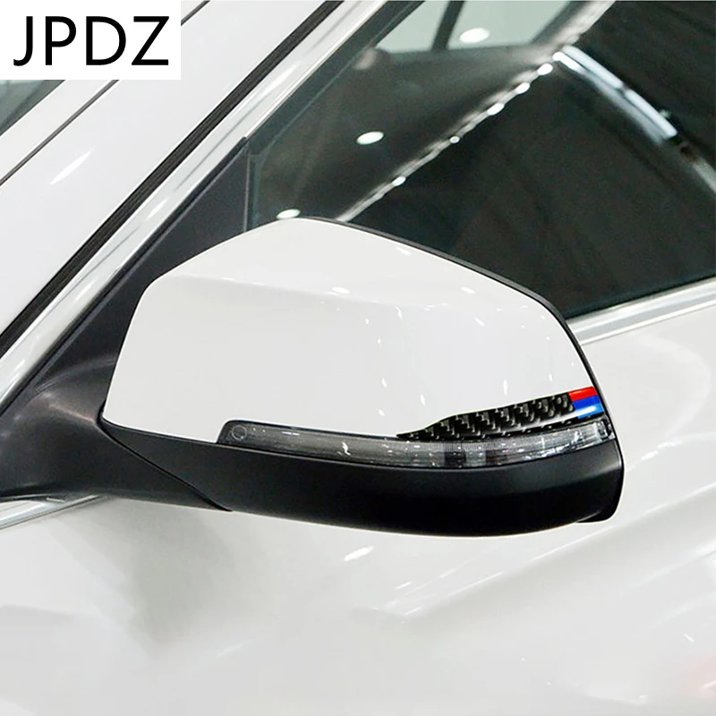 

Carbon Fiber Auto Rearview Mirror Anti-collision Bumper Protector Sticker Strip For BMW E90 E60 F30 F10 F20 X5 E70 X6 E71 X3 E83