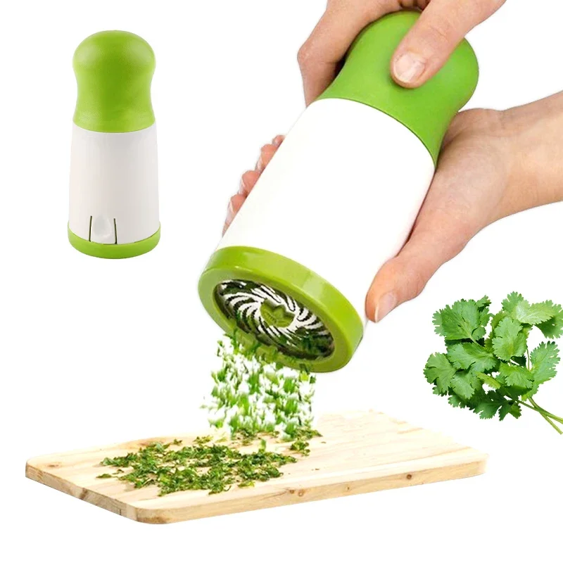 

2023 New Manual Vegetable Grinder Stainless Steel Pepper Grinder Parsley Chopper Kitchen Utensils