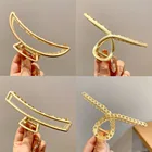 Популярный золотой зажим для волос, женский модный зажим для волос, женский зажим для волос, зажим для волос для взрослых