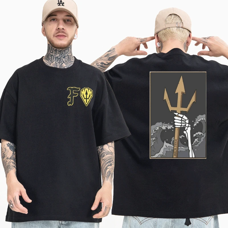 

Mich Team Forward Observations Group Fog Awesome Cotton T Shirt Short Sleeve Summer Crew Neck Tops Harajuku Streetwear T-shirt