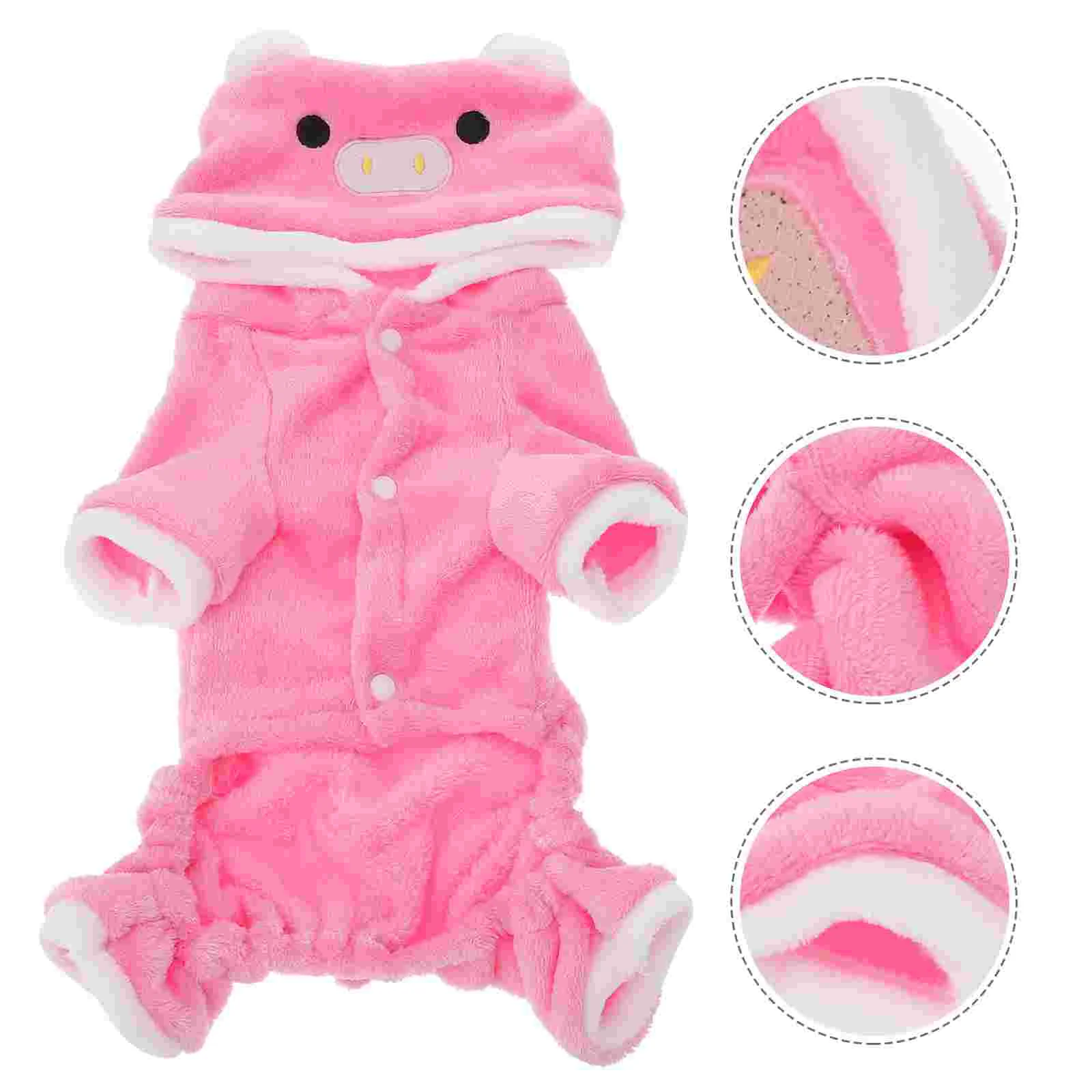 

Costume Clothes Piglet Costume Hoodie for Small Dogs Clothes for Uniform