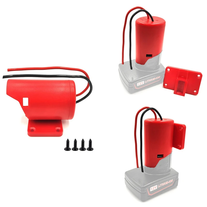 

Power Wheels Adapter M12 Battery Adapter 12V M12 Dock Power Connector Robotic Charger Device Charging Adapter