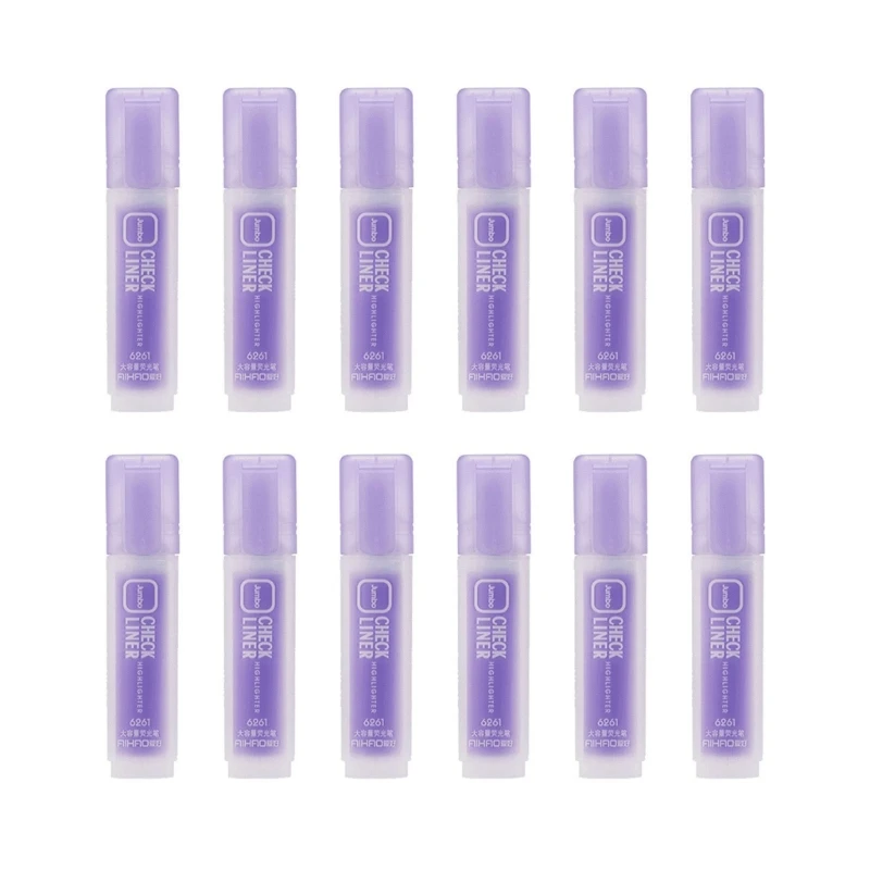 

12 маркеров, маркер с долотообразным наконечником, 6 цветов на выбор, набор маркеров