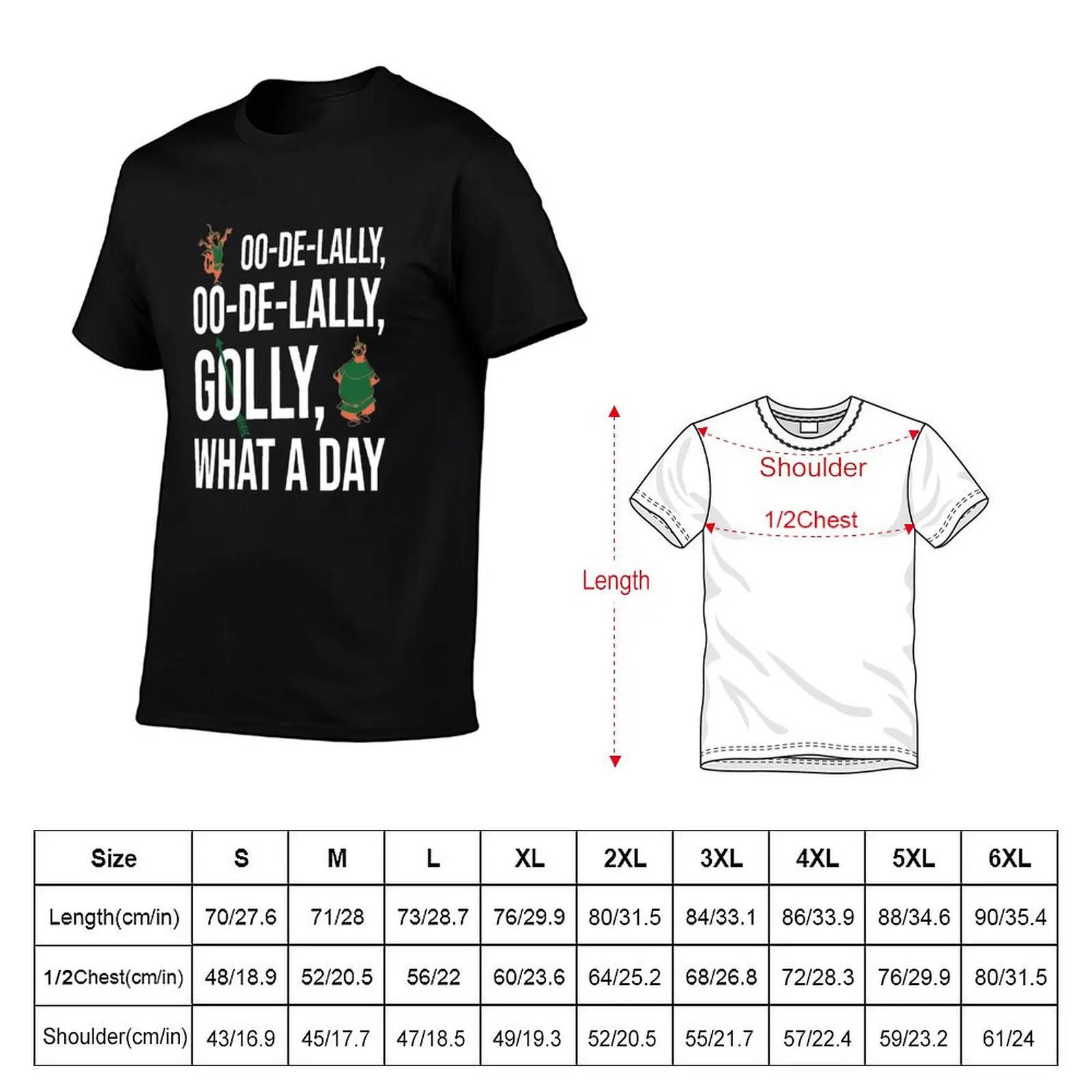 Фото Oo-de-lally Oo-de-lally Golly T-Shirt man t shirts high quality luxury brand funny t shirts cotton T-Shirt №2