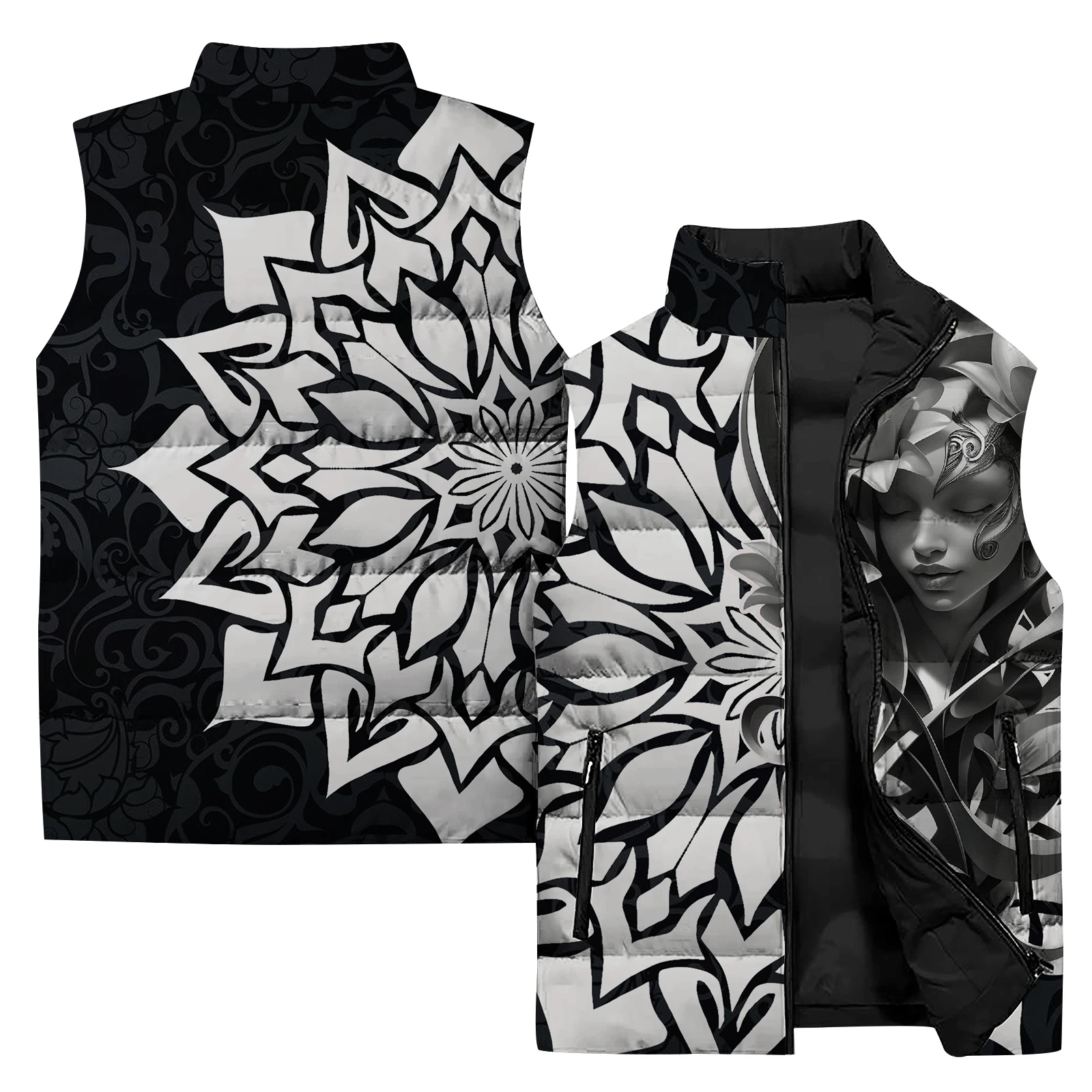 Мужской рабочий жилет с рисунком