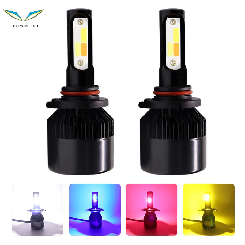2 шт., Автомобильные светодиодные лампы H1 H7 H8 H11 HB3 HB4 60 Вт 12-24 В