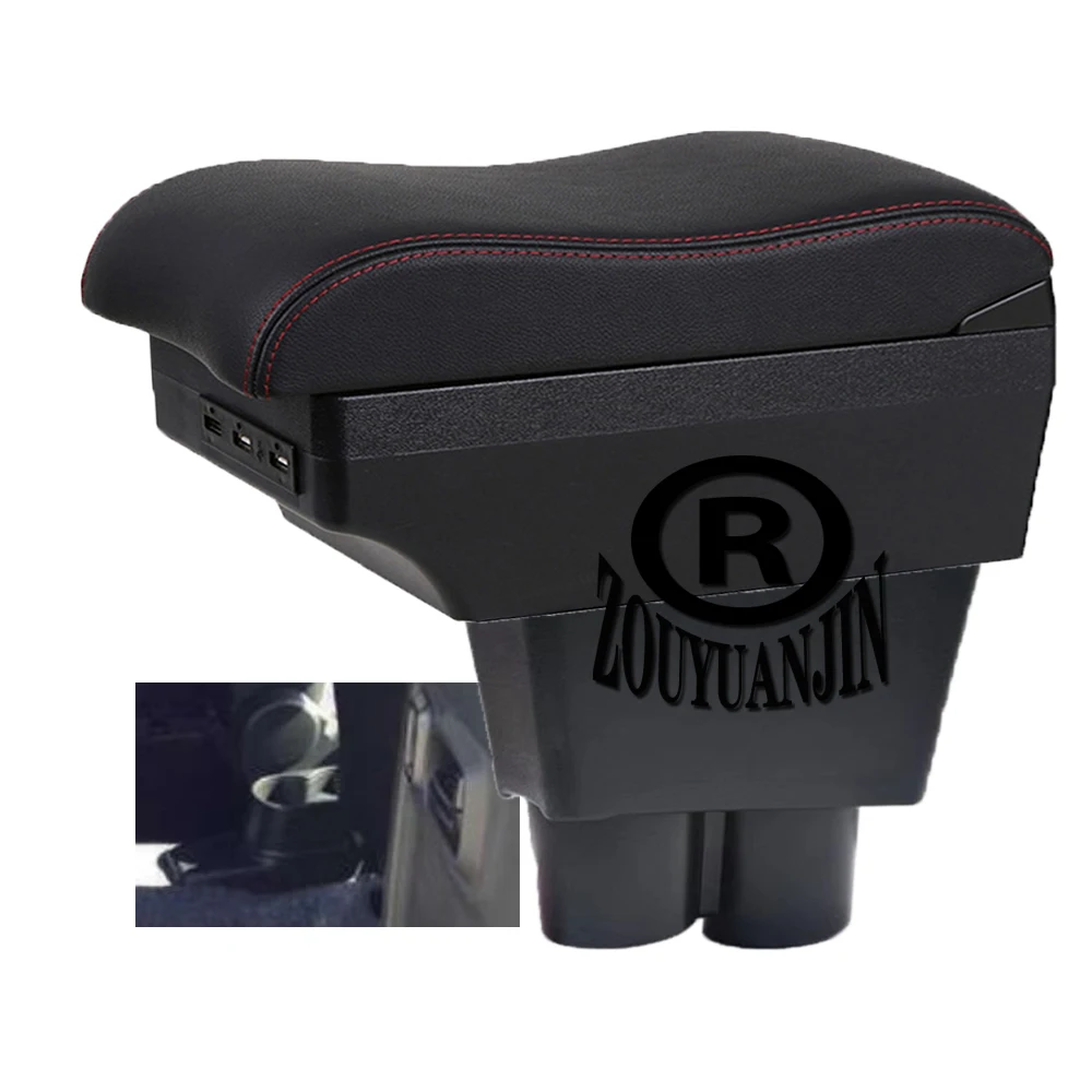 

For Suzuki Alto Armrest Box Center Console Central Store Content Storage with Cup Holder Products Arm Rest