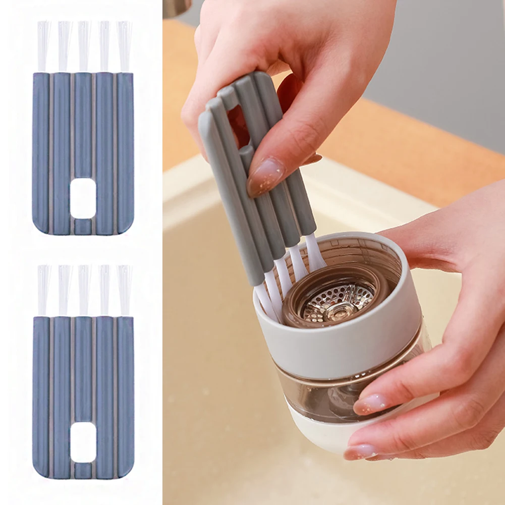 

New Multifunctional Flexible Gap Brush Cup Cover Groove Gap Brush Household Soft Bristles Cleaning Brush Cepillo De Limpieza