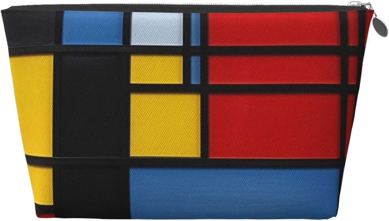 Состав из красно-желтого синего и черного кожи с принтом дорожная сумка для