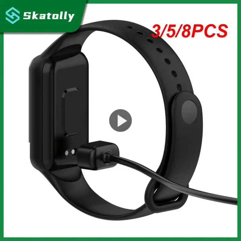 

3/5/8PCS For Amazfit Band 7 Charging Cable Universal Magnetic Smart Watch Charger Power Charge Wire Fast Charger