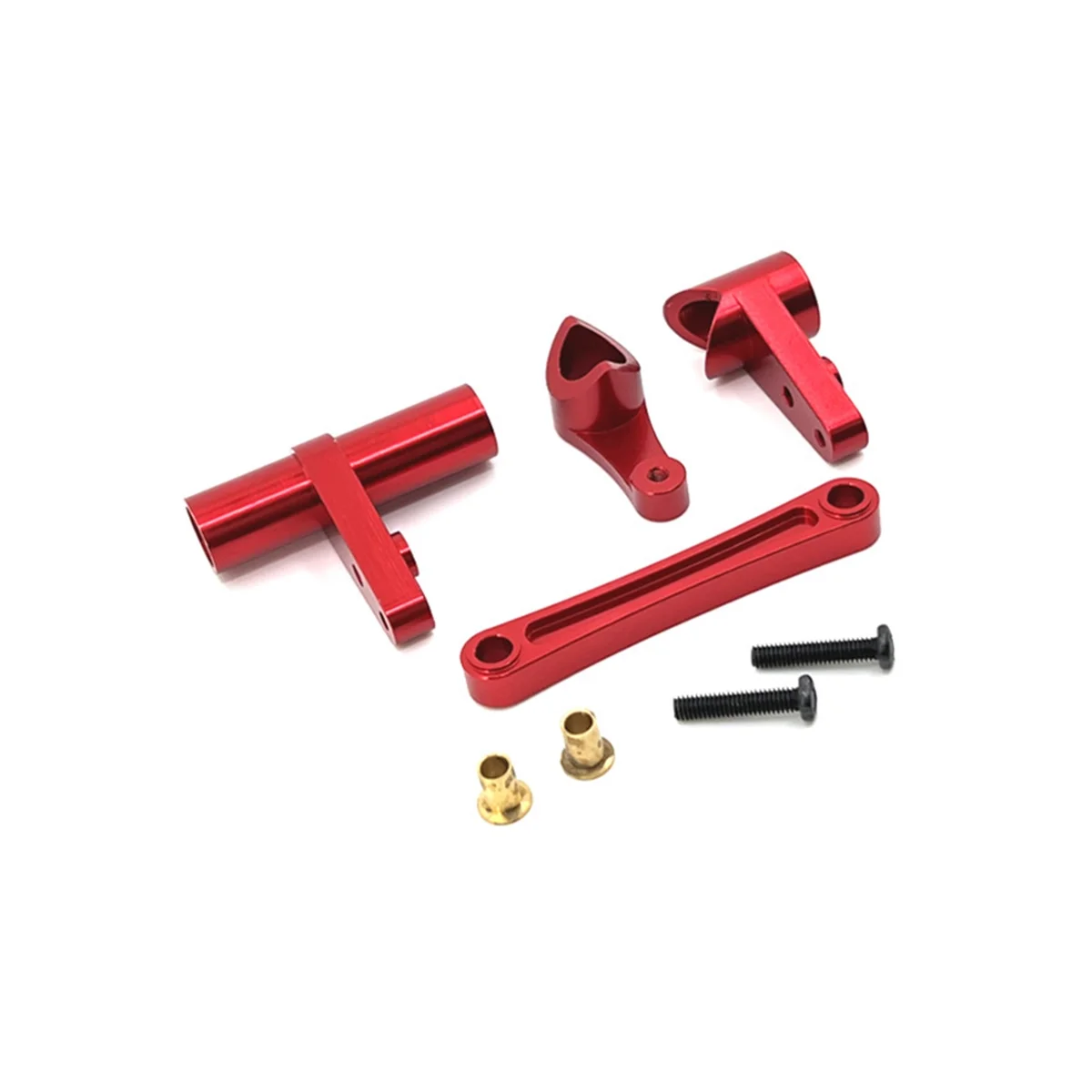 

Metal Steering Assembly for Wltoys 104009 104016 104018 12401 12402-A 12403 12404 12409 Upgrade Parts,Red