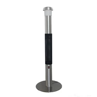 ruby red heating tube prevention of dumping patio outdoor heater with blue tooth speaker led light