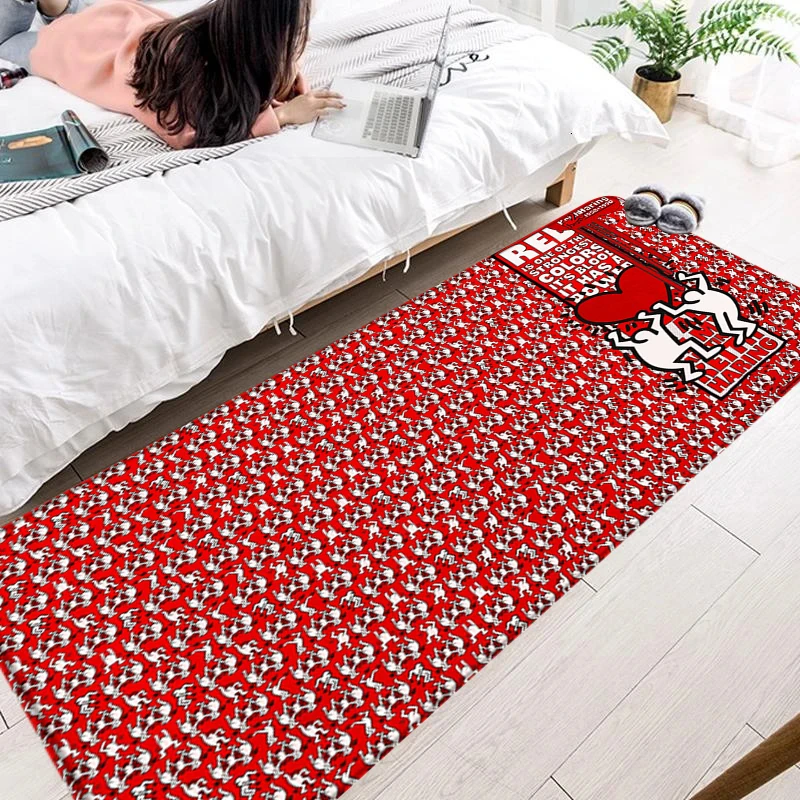 

Foot Mat Keiths Modern Abstract Room Mats Doormat Entrance Door Rugs Kitchen Carpet Prayer Haring Rug Carpets Bath Bathroom Home