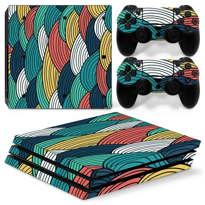 Наклейка для консоли и контроллера PS4 PRO