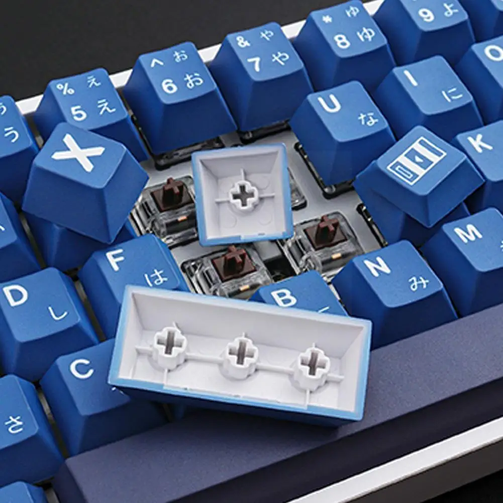 

Keycap Forward Color PBT Keycap 129 Keys Profile DYE-SUB Personalized GMK Striker Keycaps For Mechanical Keyboard B8S5