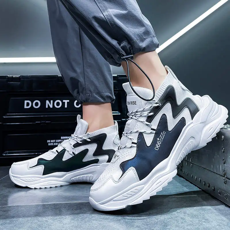 

High-Top Mens Running Trainers Trainer Brand Men's Sports Shoes Casual Shiny New Men's Running Sneakers Men Sport Shoes Tennis