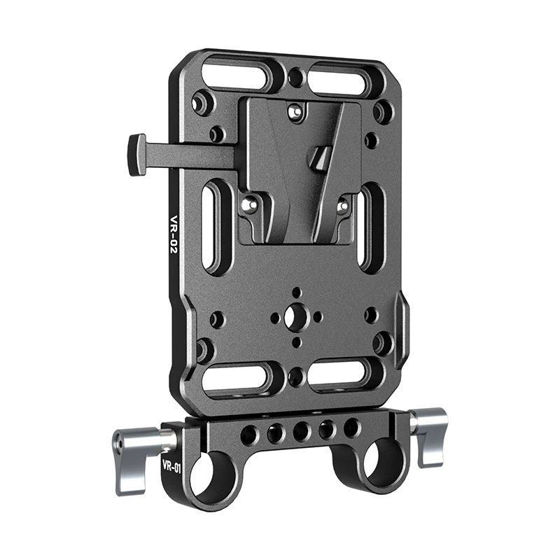 Фото ZGCINE VR-05 VR-02 VR-01 Пластина для крепления аккумулятора V-LOCK Быстросъемная пластина с резьбой 1/4 