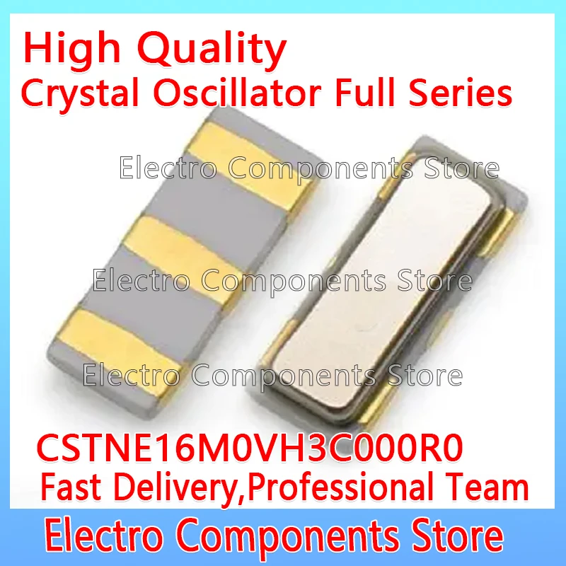 

15 шт./партия SMD керамический резонатор CSTNE16M0VH3C000R0 ± 0.13% 16 МГц 40 Ом 15 пФ-40 °C ~ + 125 ℃ ± 0.07% 16,000 МГц CSTNE16M 3 контакта стандарта