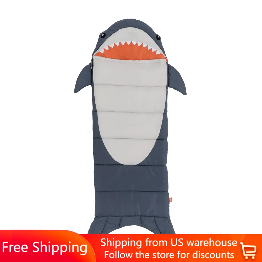 

Shark Kids Sleeping Bag Bag Free Shipping Sleeping Bags for Camping Accsesories Equipment Nature Hike Tourist Ultralight Tourism