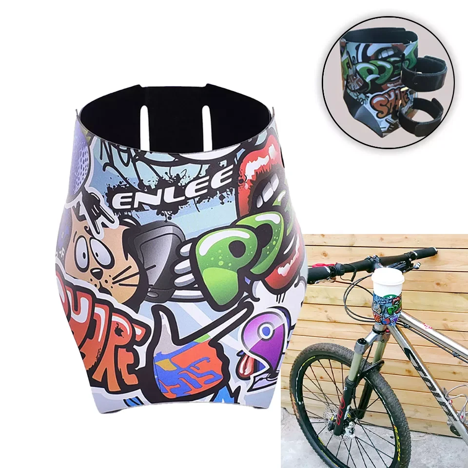 

Folding Portable Water Bottle Holder Bicycle Water Cup Holder Printed Lightweight Outdoor Bicycle Water Bottle Holder