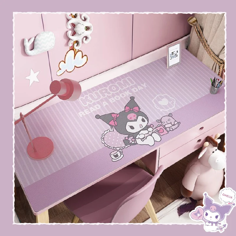 

Sanrio Kuromi Cinnamoroll Computer Desk Pad Cartoon Animation Office Study Anti-slip Computer Mouse Pad Computer Accessorie