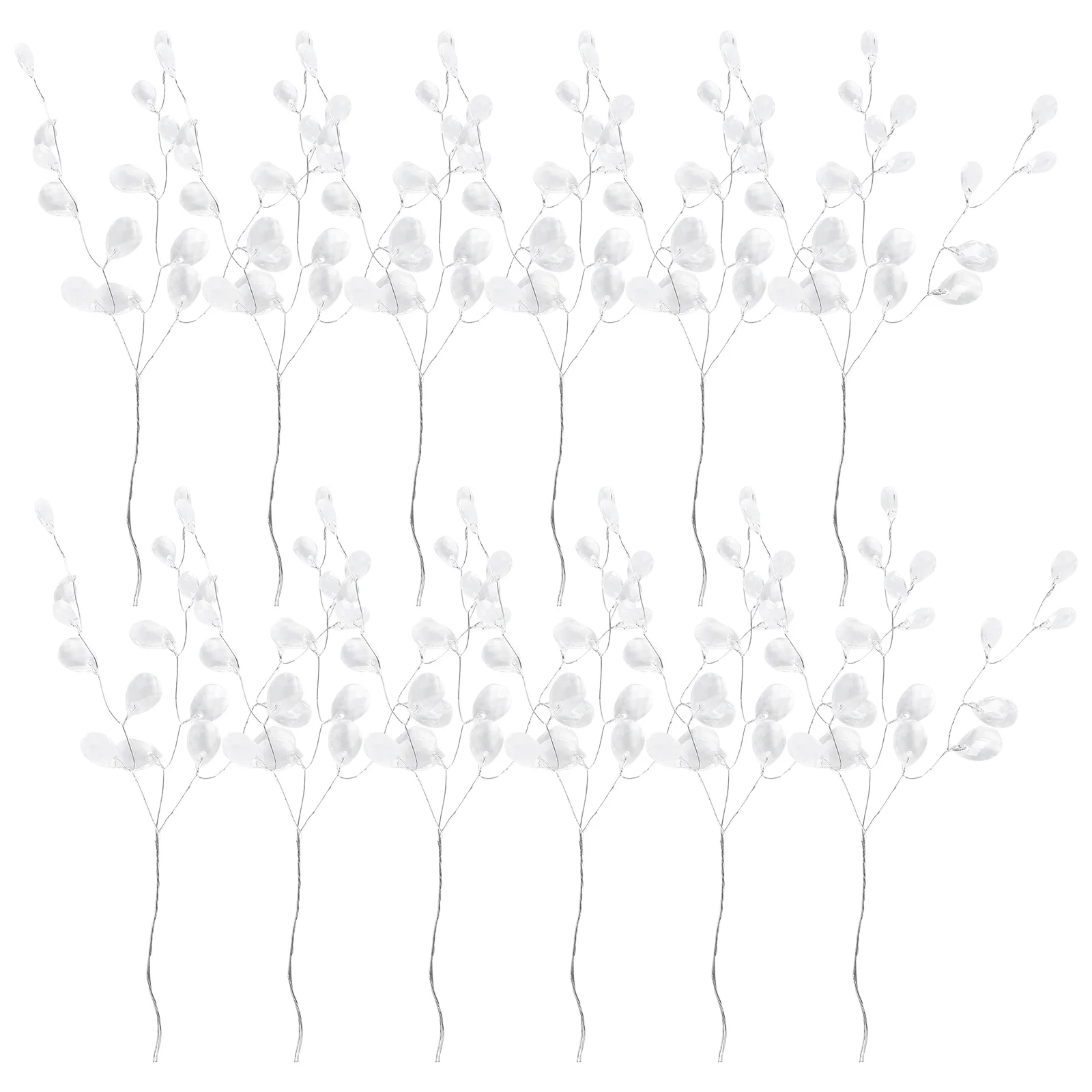 

50 Stems Artificial Bouquet Stem With Drops Drop Flower Picks Flower Branches Wedding Home Decor
