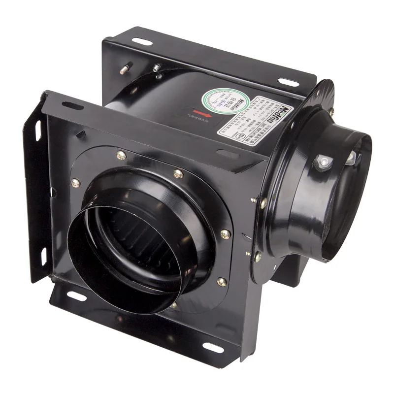 

Powerful Industrial Ventilation Extractor Metal Axial Exhaust Commercial Air Blower Fan for Kitchen Booster Pipe Duct Fan