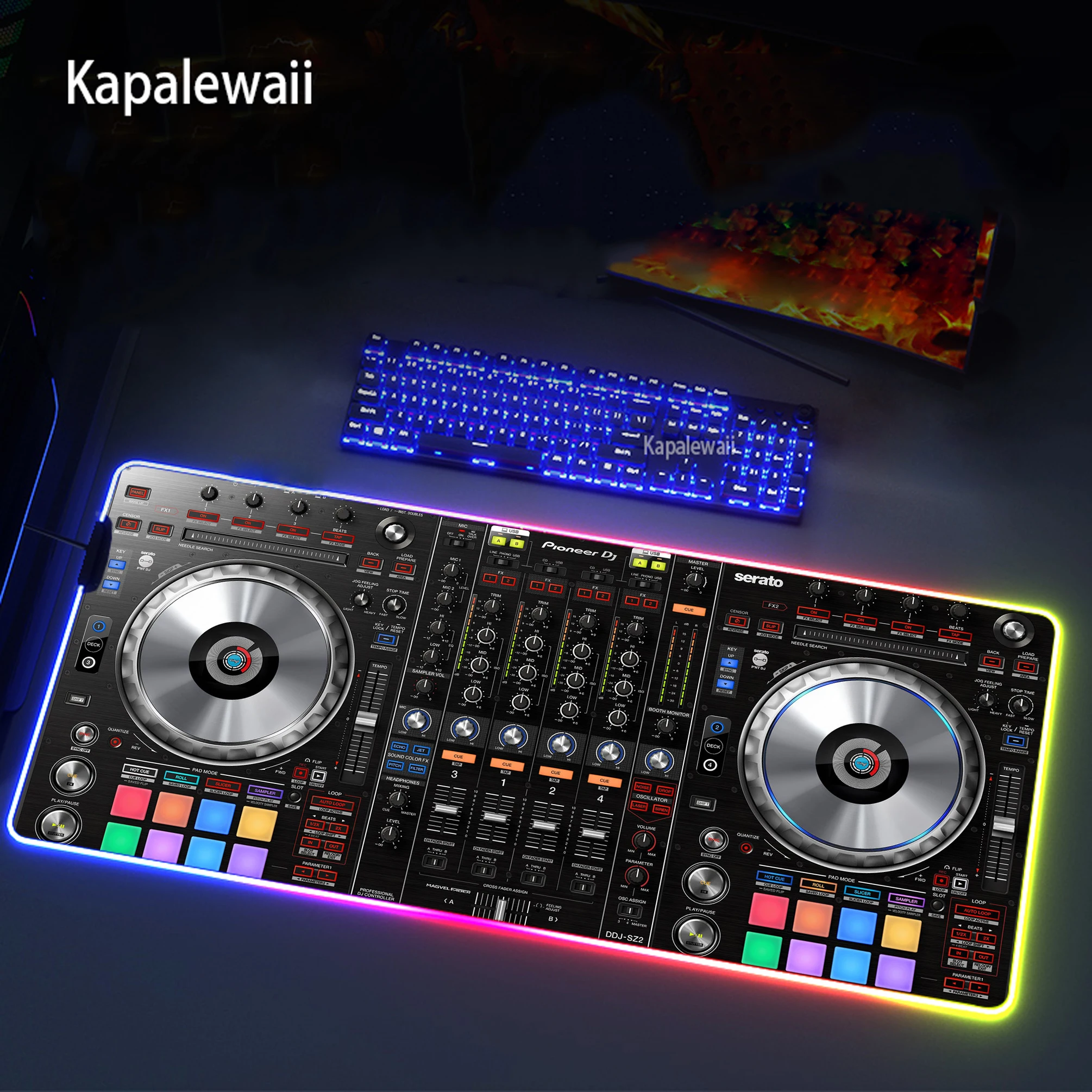 

RGB игровой коврик для мыши, компьютерный коврик для мыши, большой коврик для мыши, набор для мыши, игровой коврик для мыши с подсветкой