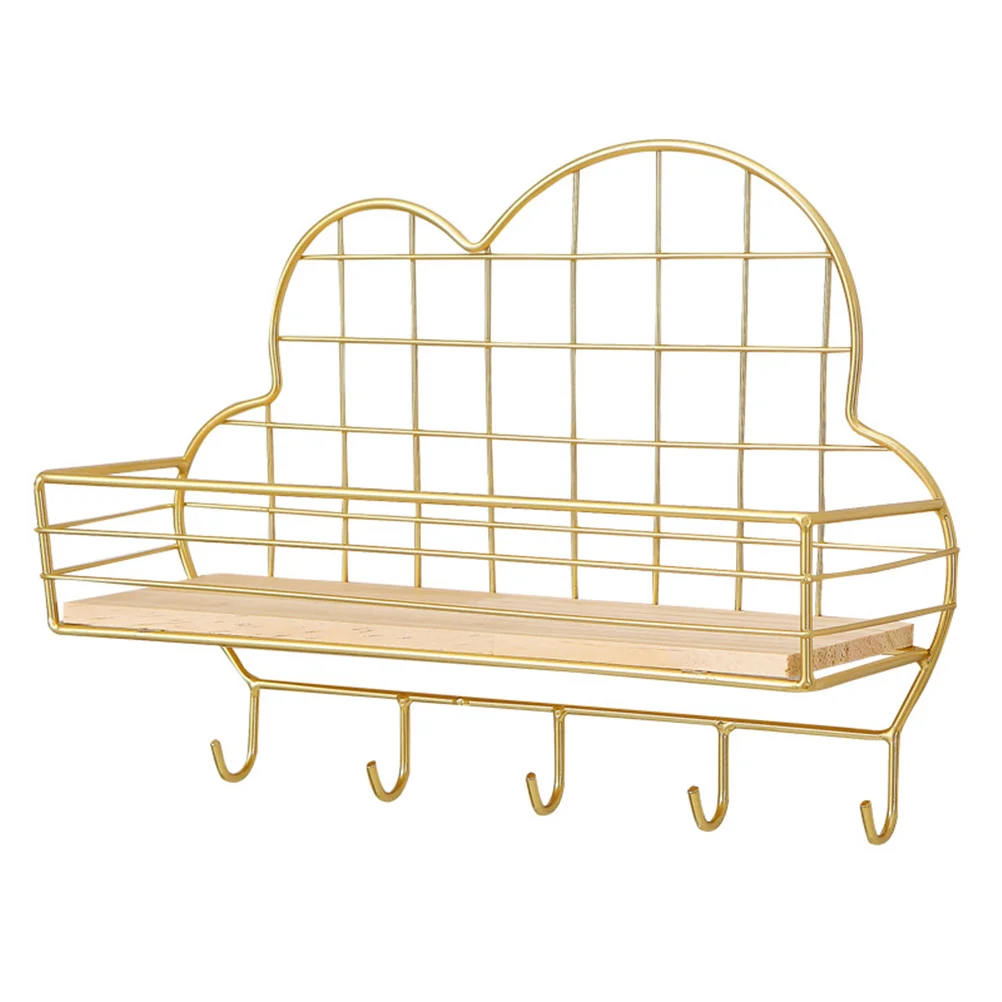 

Вешалка для ключей, настенная железная вешалка для ключей в форме облака, Женская вешалка для сумки, вешалка для ключей, настенная вешалка