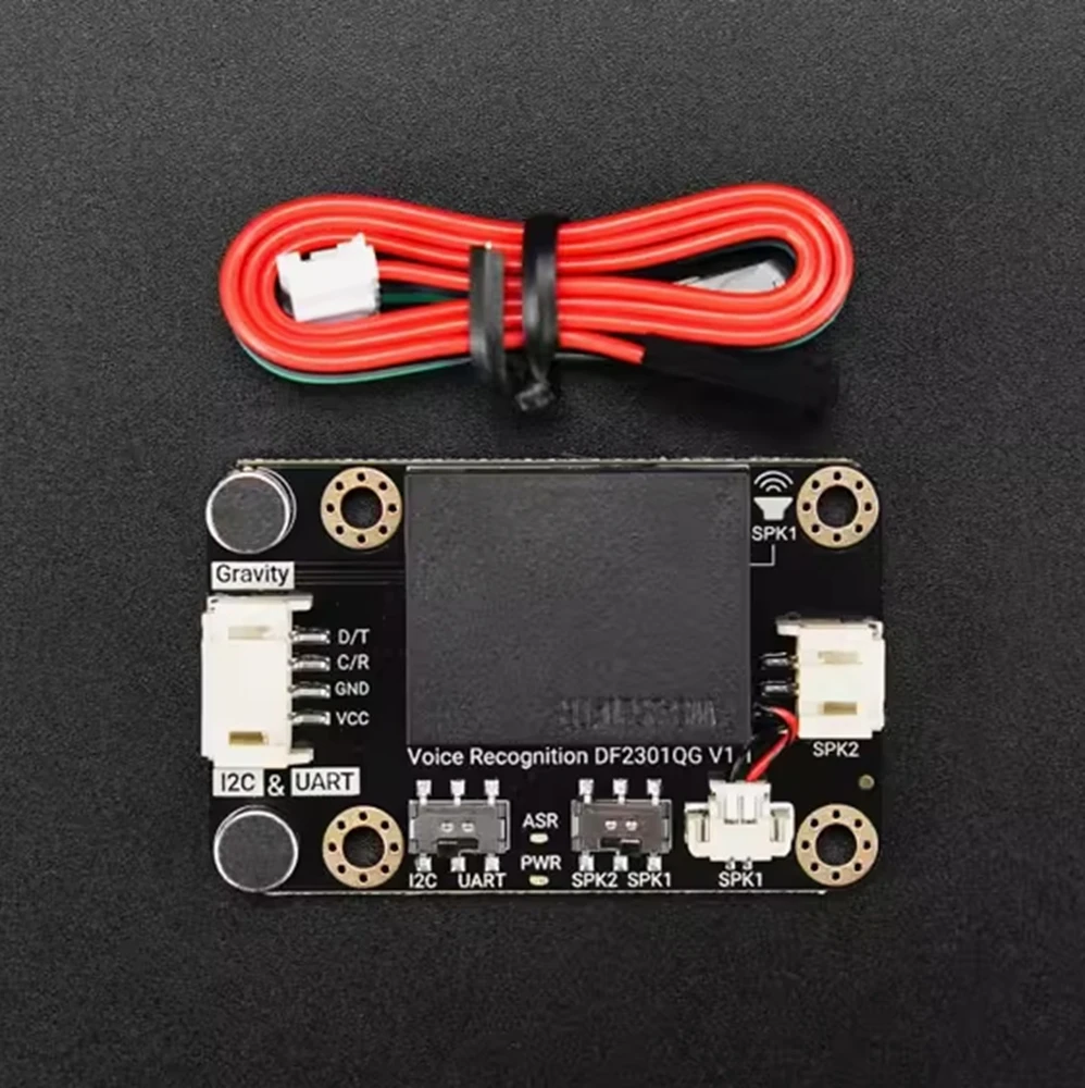 

DFRobot Gravity Offline Language Self Learning Voice Recognition Sensor for micro:bit Arduino Raspberry Pi Python ESP32 I2C UART