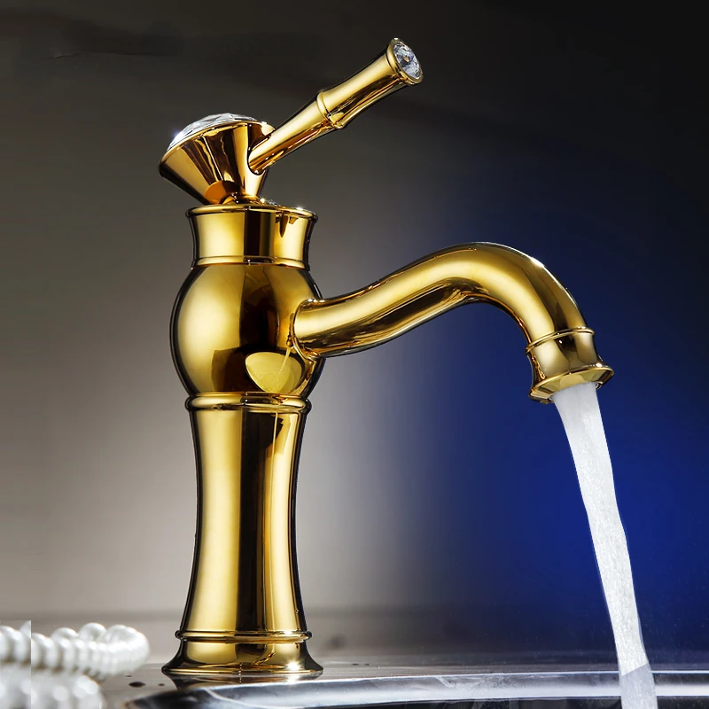 

Brass Hot and Cold Water Faucet Bathroom Faucet Kitchen Faucet Washbasin Faucet