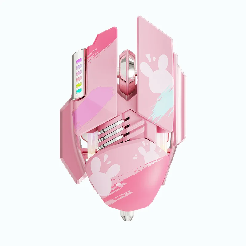 Беспроводная перезаряжаемая Bluetooth-мышь для киберспорта RGB игровая мышь