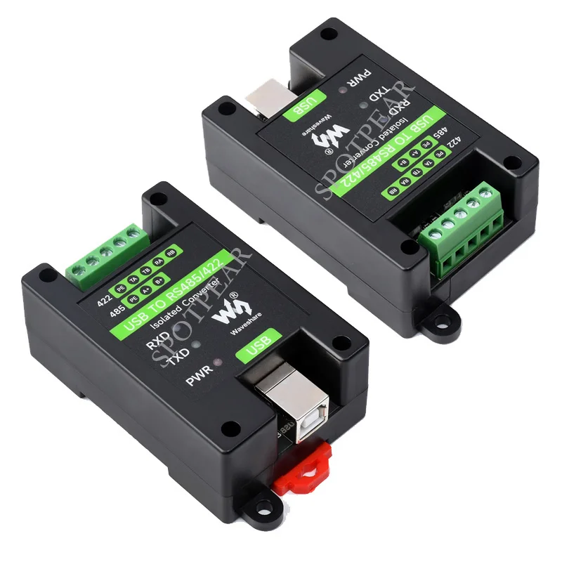

Industrial Grade Isolated Converter USB to RS485/422 Multiple Protection FT232RL/SP485EEN chip Support Wall-Mount And Rail-Mount