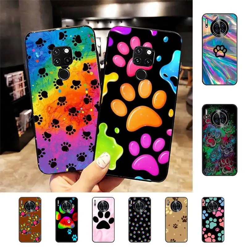 

Dog Paw Phone Case For Huawei Mate 10 20 30 40 50 lite pro Nova 3 3i 5 6 SE 7 pro 7SE