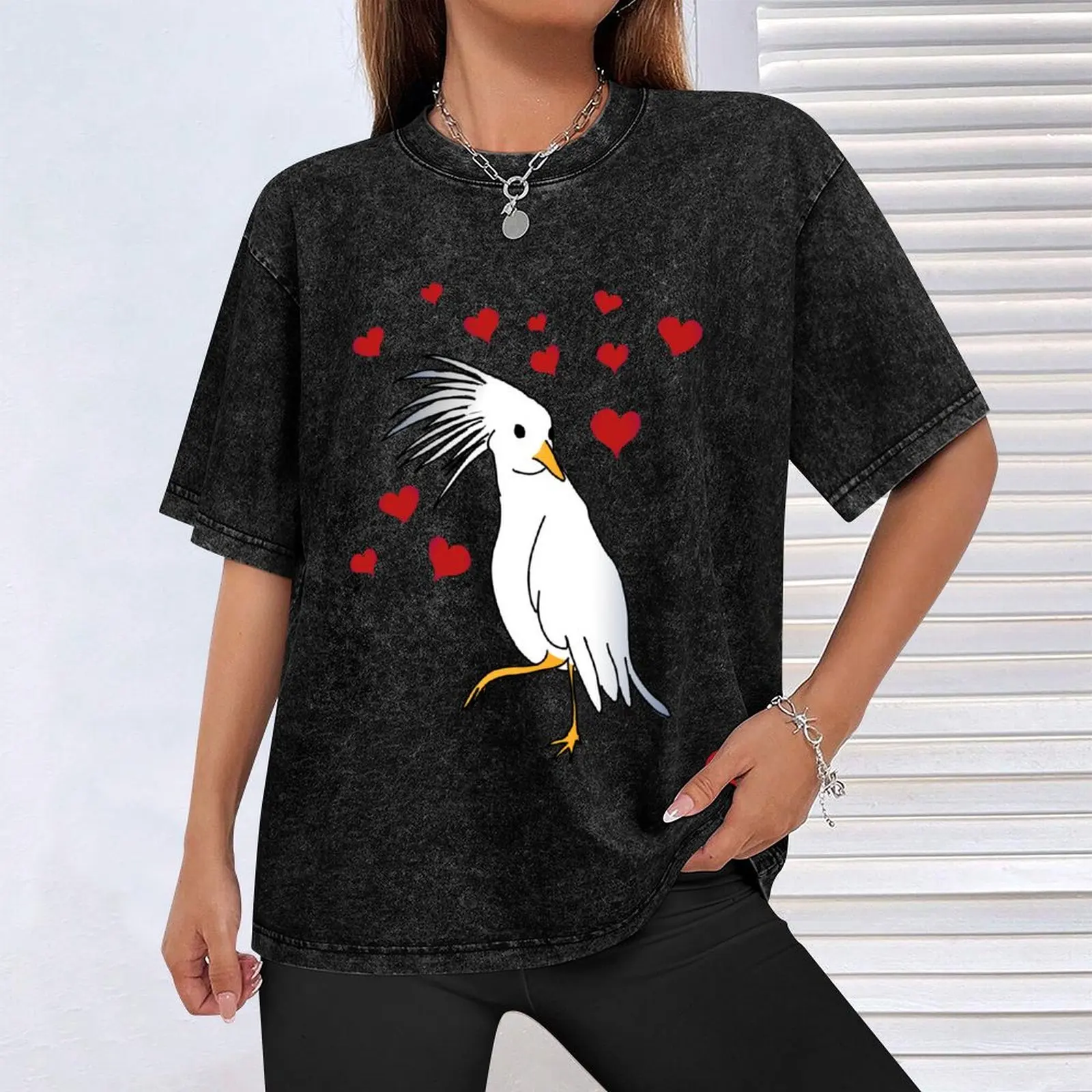 Little Cagou Love футболка хлопок мужской кэжуал