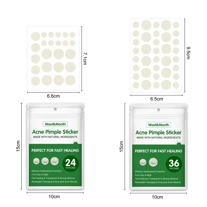 

1 упаковка, невидимые наклейки для удаления прыщей на лице