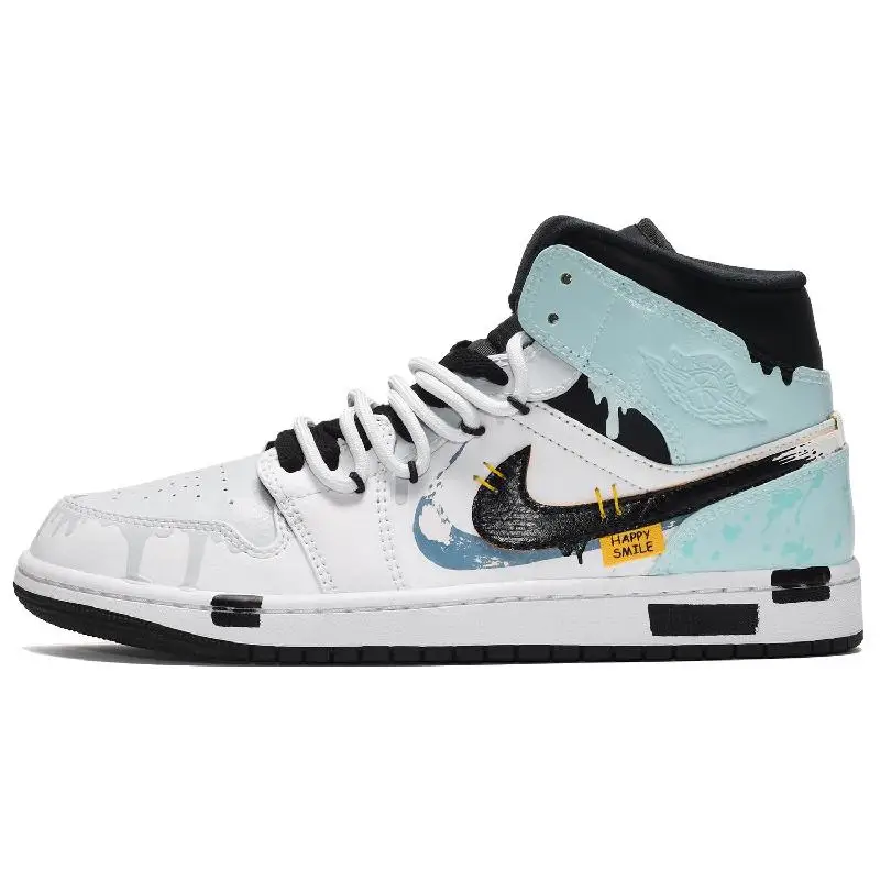 【Customize】Jordan Air Jordan 1 Vintage Basketball Shoes Men Sneakers shoes 554724-170