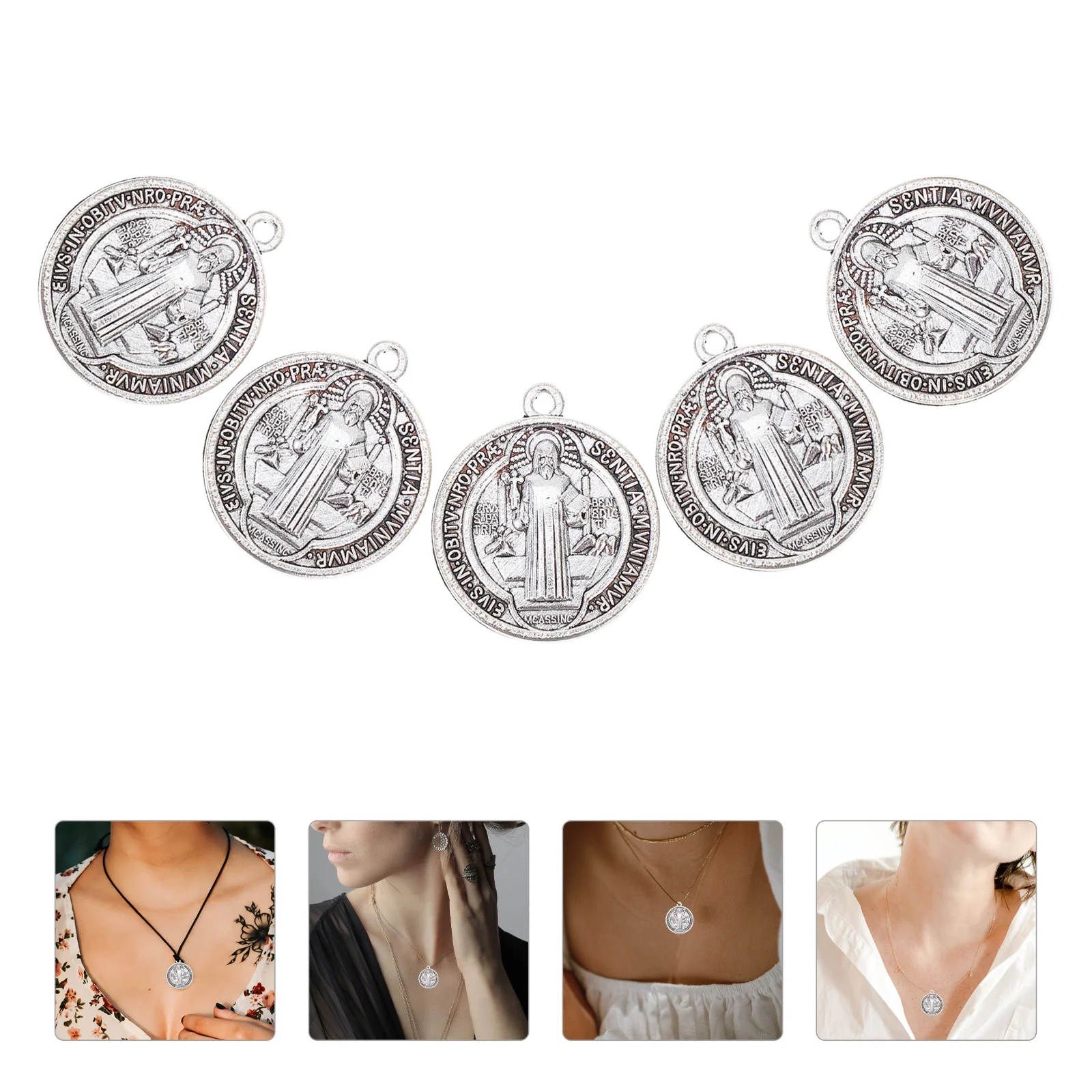 10 шт. итальянский кулон-медальон ожерелье для женщин браслет подвески монета