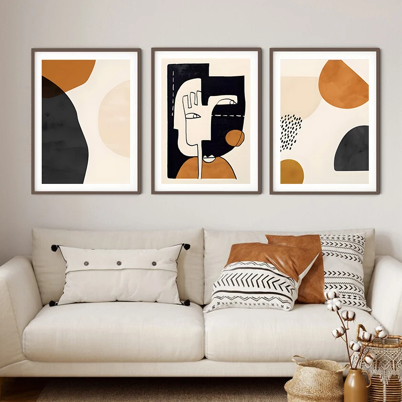 Настенный постер в стиле бохо скандинавский настенный художественный Рисунок с