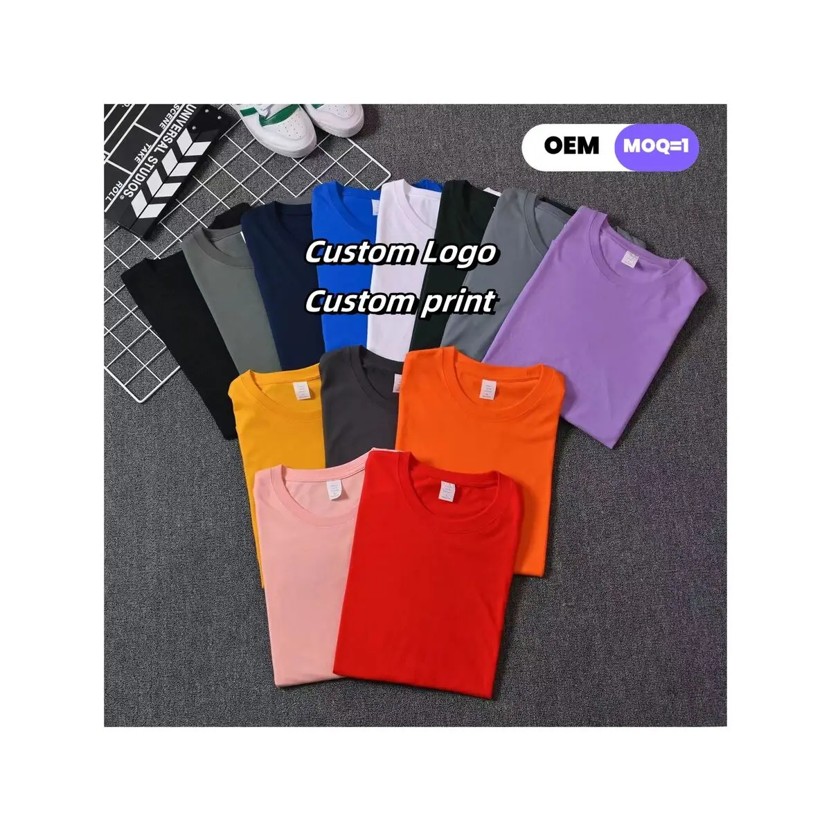 Johns Music Lennons Portrait Colorful Essential Shirt 100% Cotton High Quality Printing T-shirt