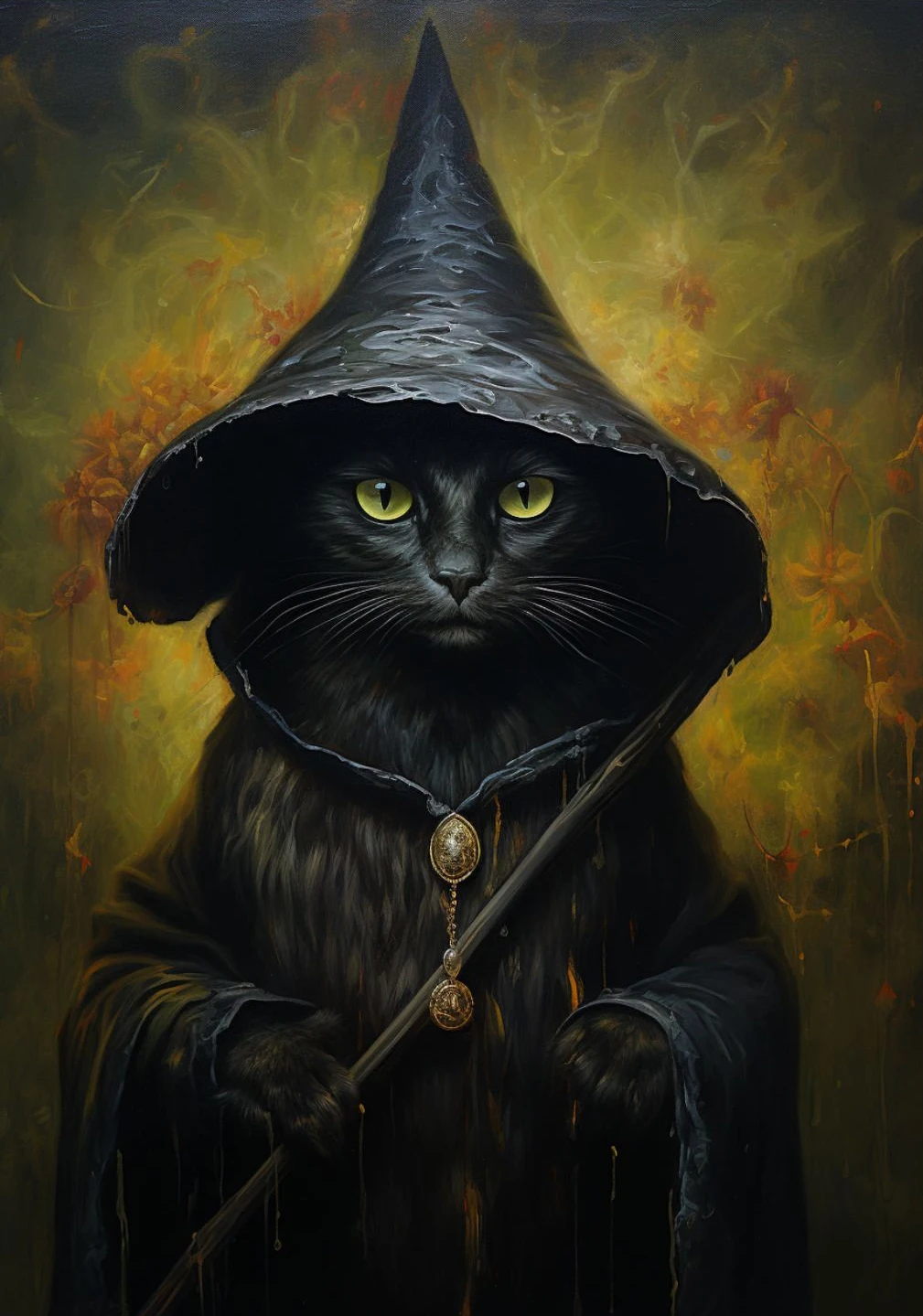 

Портрет кота эпохи Возрождения Куадрос