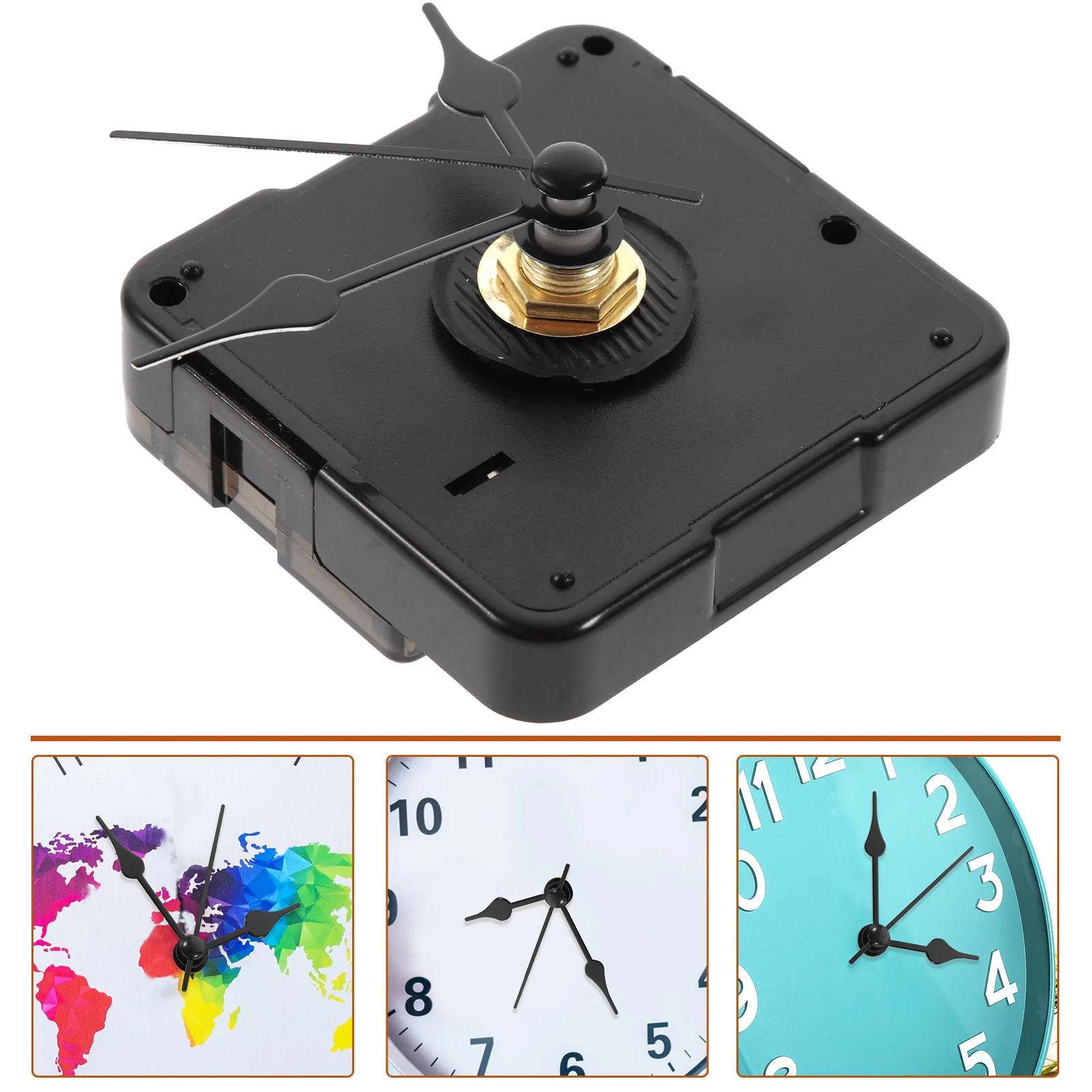 

Mute Work Reloj De Pared Digital Metal Clock Motors Powered Replacement