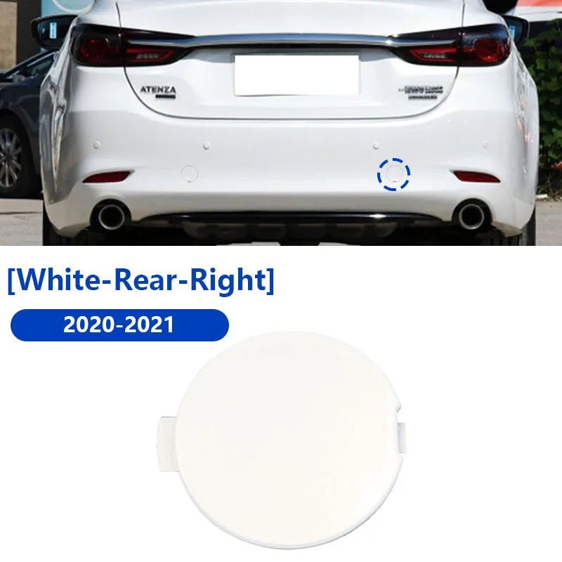 

Для Mazda 6 Atenza 2020 2021, передний и задний бампер автомобиля, фаркоп, крышка, крышка с проушиной прицепа