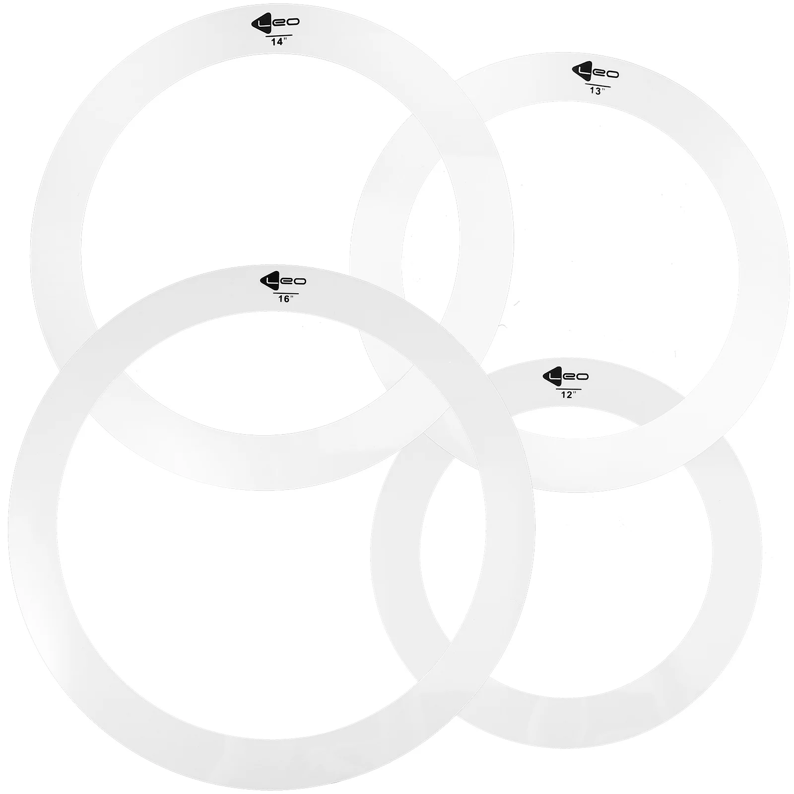 

1 Set Drum Dampener Assortment Drum Kit Muffler Silencer Snare Drum Silencer