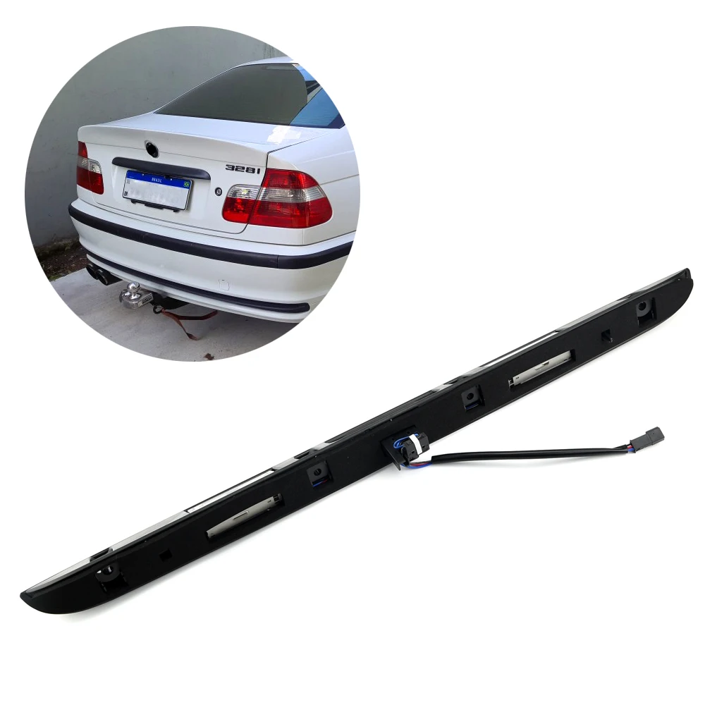 

Black Car Trunk Lid Grip with Key Button For BMW E46 316i 320i 323i 325i 328i 330i 1998-2005 51137171699,51137170966